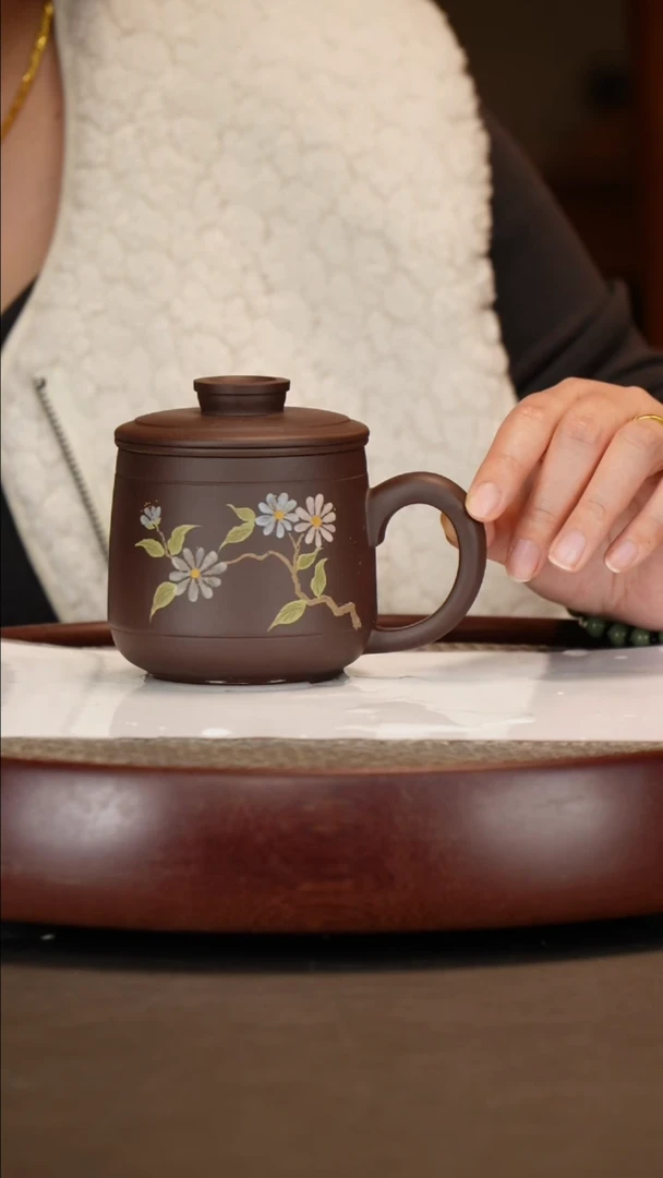 【闪购商品】紫砂茶壶紫泥盖杯