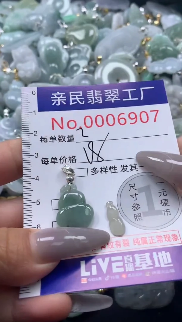 颈饰未镶嵌翡翠6907