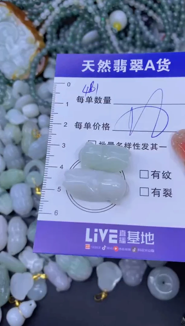 颈饰未镶嵌翡翠天然翡翠A货批量多样性发一件