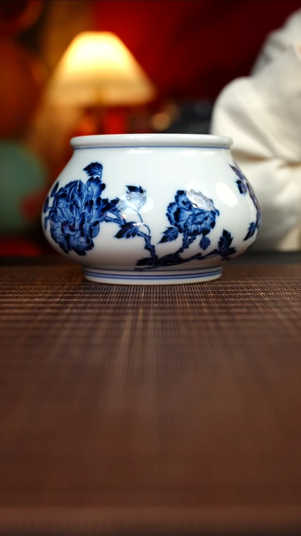 【闪购商品】杯待月观山牡丹束口水洗