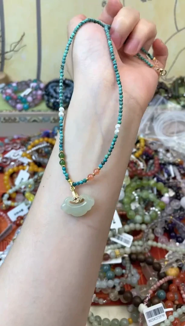 项链和田玉未镶嵌133