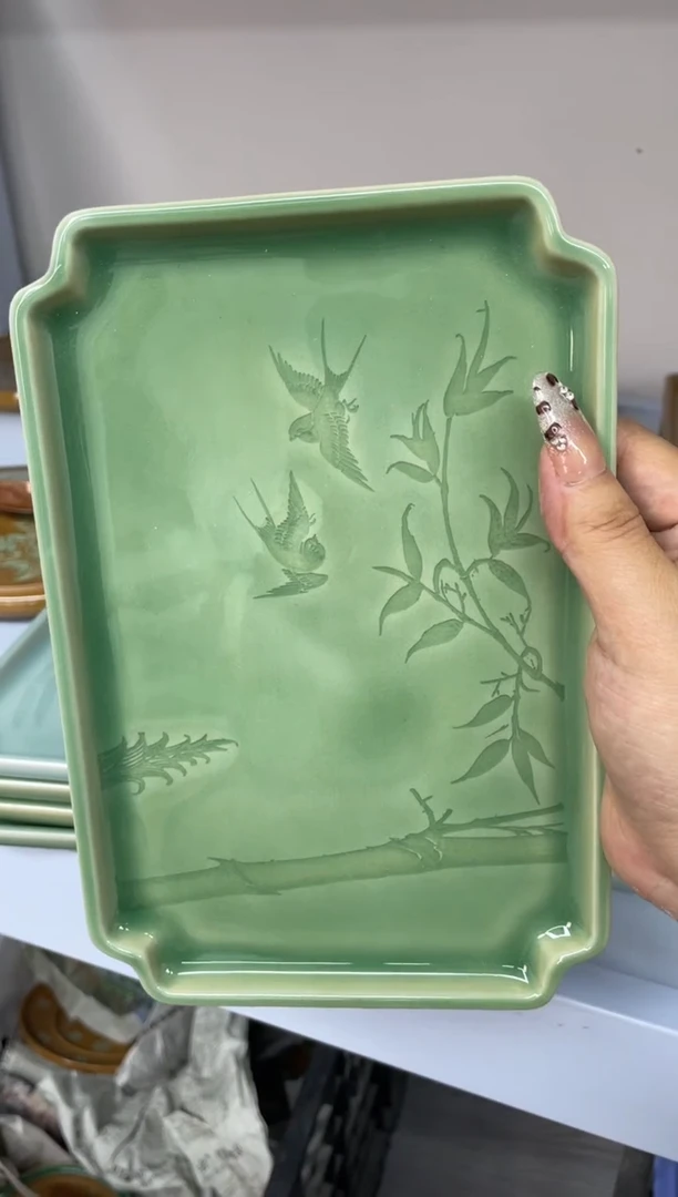 特价福利 微瑕 慧仙青瓷
