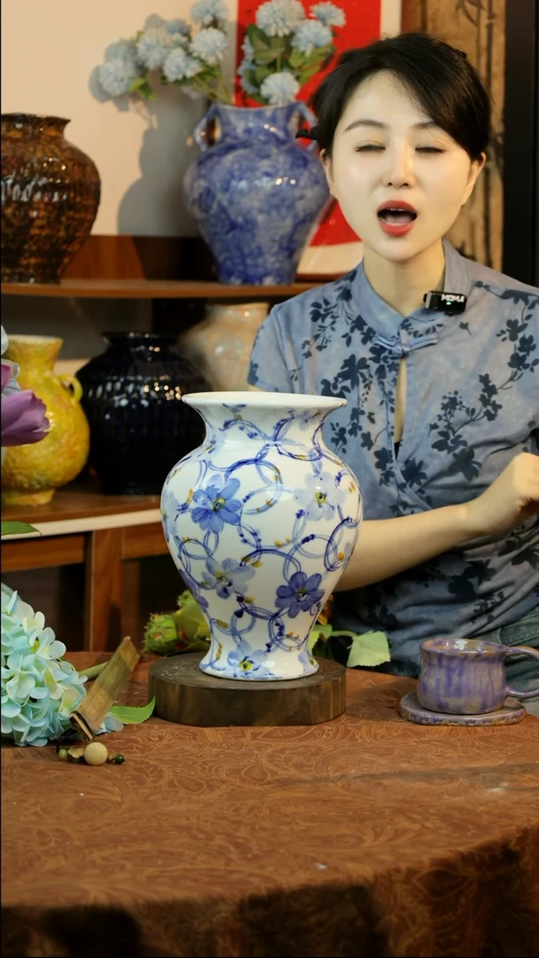 瓶宋韵系列鱼尾尊花器