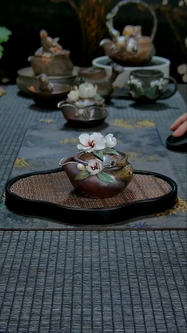黄老师柴烧桃花宝瓶