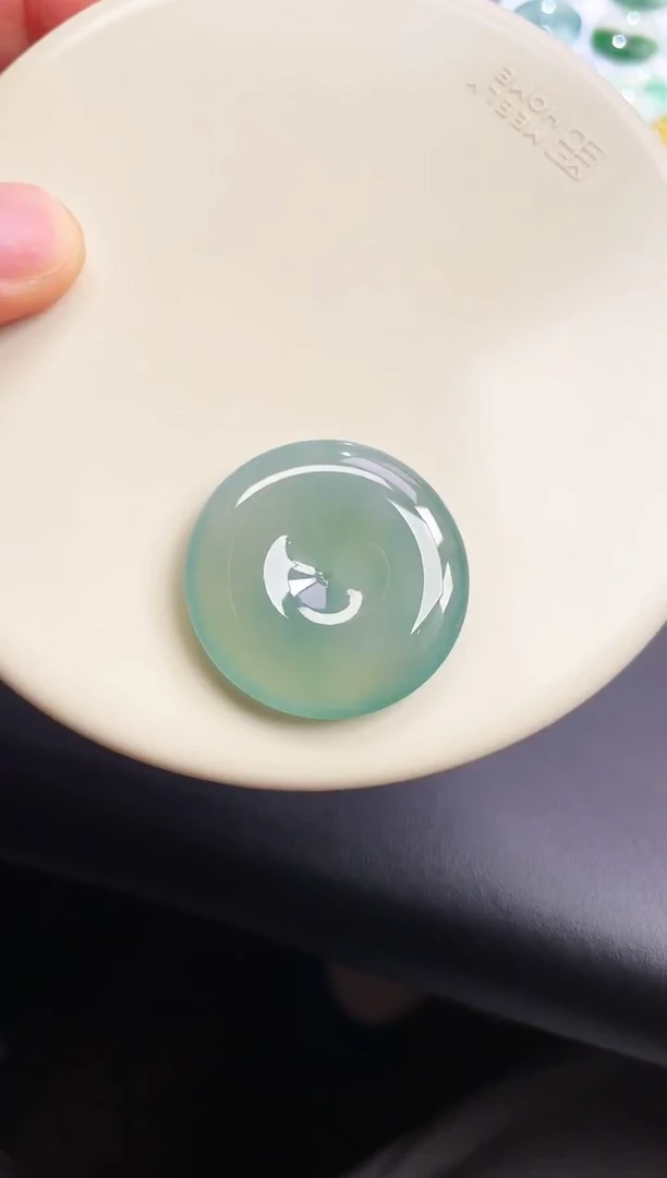 颈饰未镶嵌翡翠【54】平安扣 尺寸 32.7   6.2mm