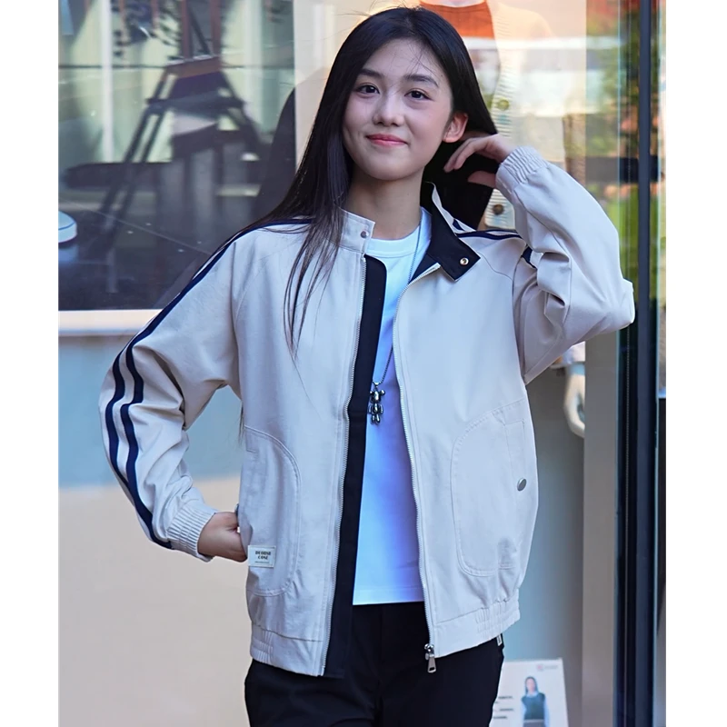 2025新款春秋季立领夹克男士韩版简约风秋季休闲时尚外套男款上衣