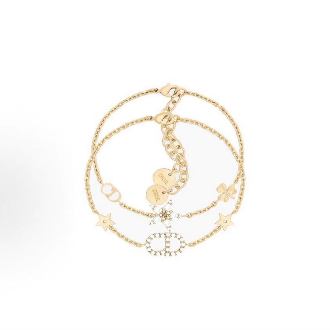 未使用 DIOR/迪奥 镀金  手链套装