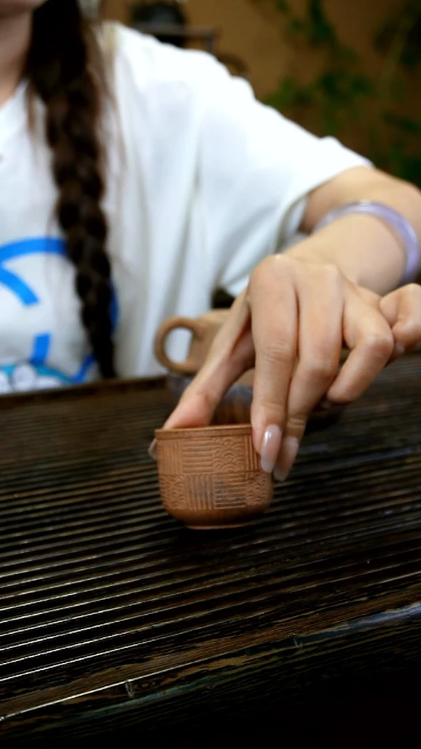 【祥玉品牌专属】海水纹茶杯