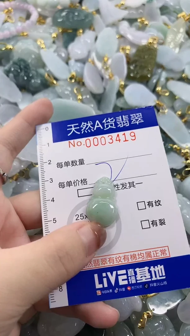 颈饰未镶嵌翡翠天然A货翡翠