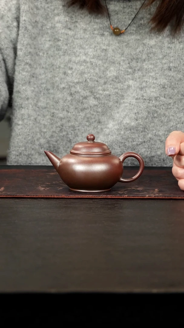 茶壶紫砂柴烧清水泥水平170cc