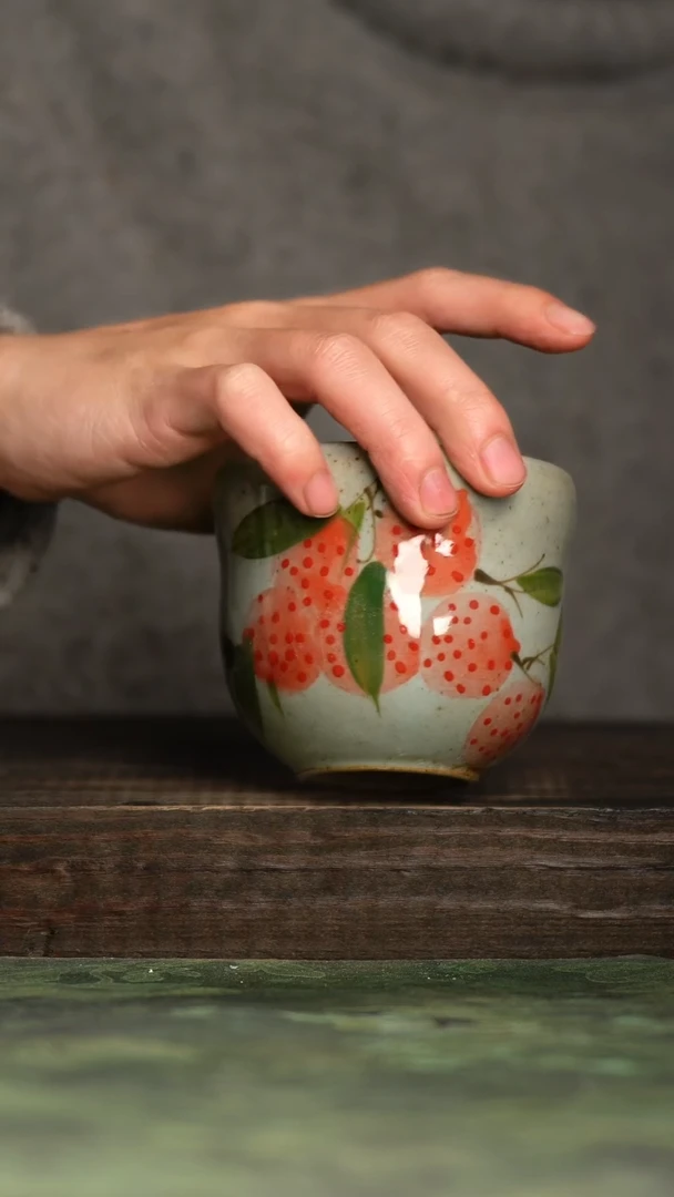 【闪购商品】杯青诗手工手绘瓷器