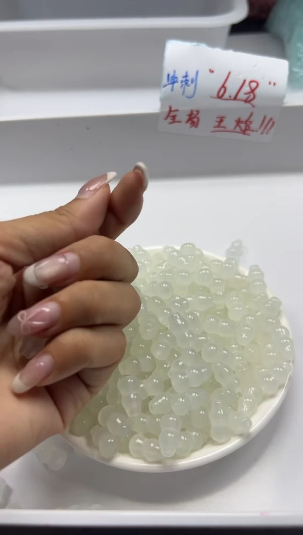 南红玛瑙未镶嵌颈饰w2332荔枝冻葫芦15*9mm*10颗