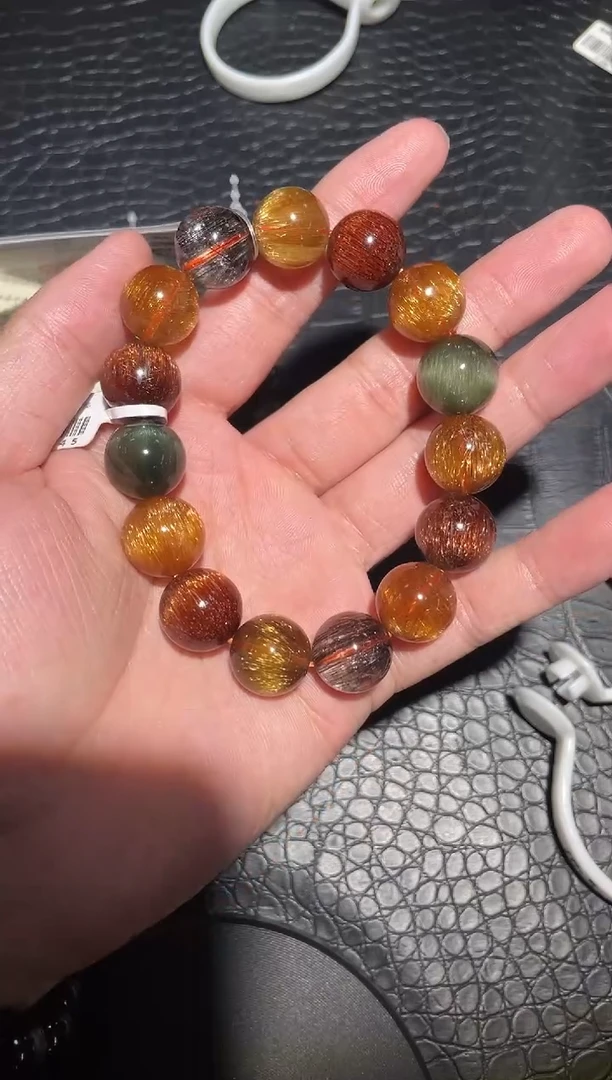 手链未镶嵌水晶单圈发晶多宝A15