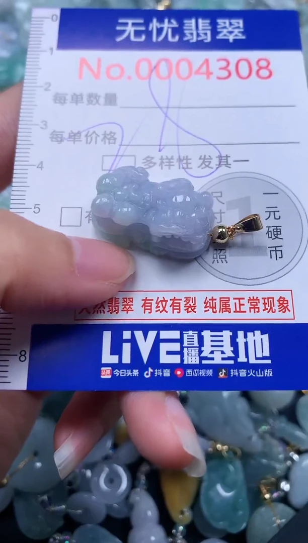 颈饰未镶嵌翡翠4308