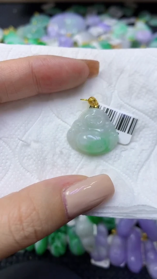 颈饰未镶嵌翡翠天然缅甸翡翠A货