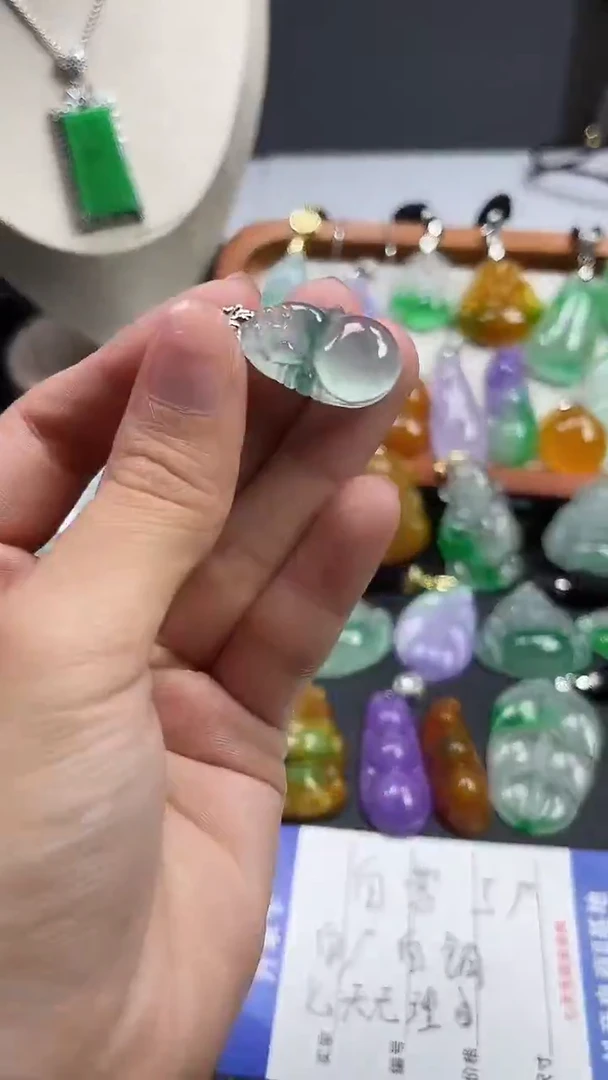 颈饰未镶嵌翡翠  所见即所得 一图一物