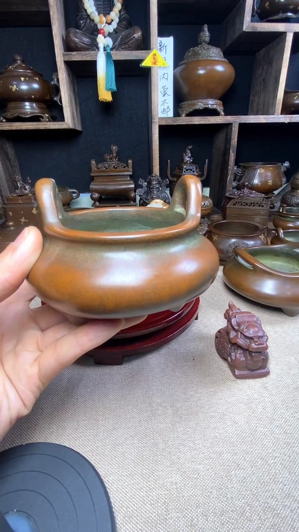 【闪购商品】纯铜 精品铜 摆件熏香炉/摆件/