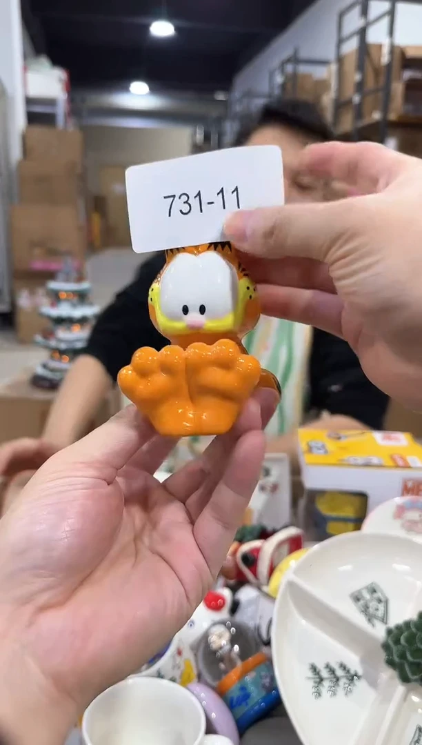 瓷片731-11大号圣诞树转盘摆件微瑕要开箱视频不退不换
