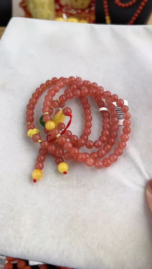 【闪购商品】南红玛瑙项链未镶嵌10127058-项链