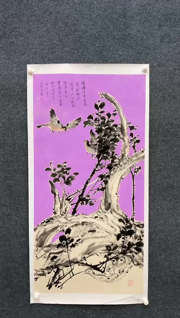 【闪购商品】国画1.30-冯高翔-卢浮宫原作23