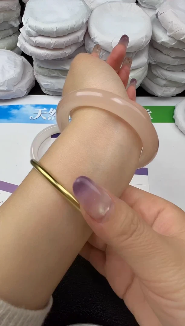 未镶嵌手镯石英质玉圈口 57 58