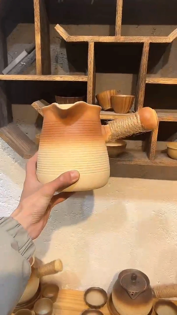 【闪购商品】1500ml禅意褐色罐罐壶壶壶