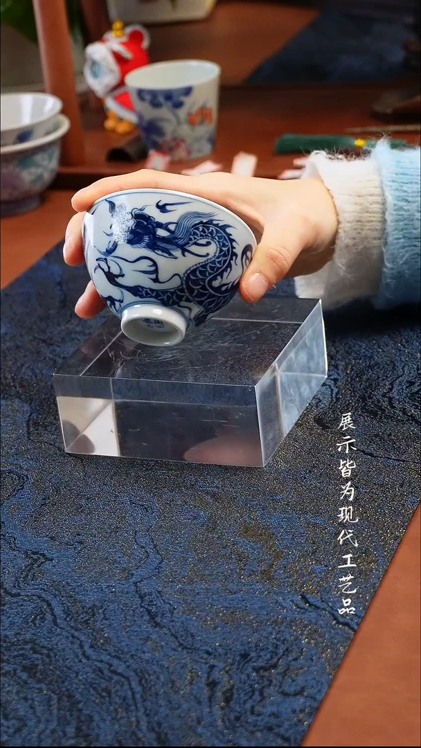 龙纹鸡心杯柚野福利