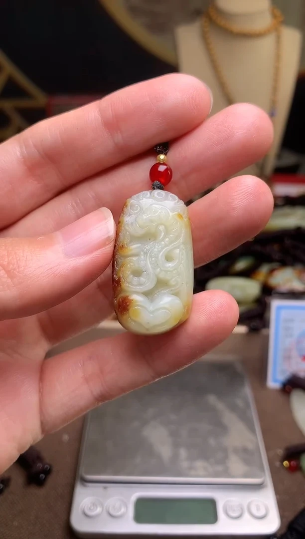 颈饰未镶嵌和田玉新疆料青海料清水和田玉吊坠