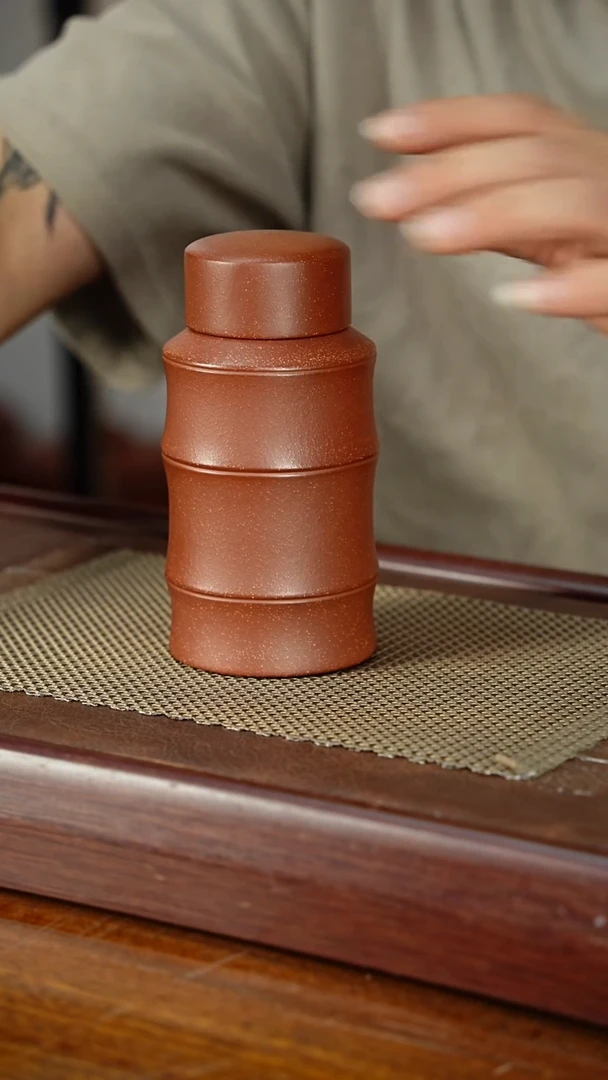 宜兴原矿紫砂茶叶罐