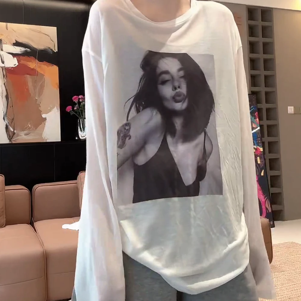 【空白信号】薄款款舒适清爽洋气圆领长袖C5295