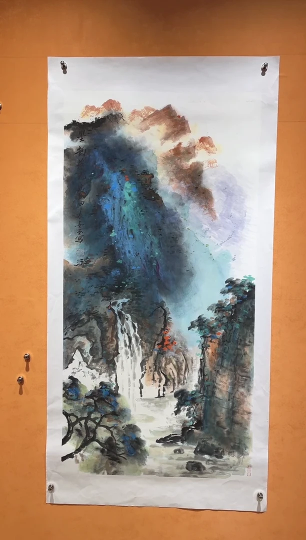 国画刘金玉教授亲笔手绘