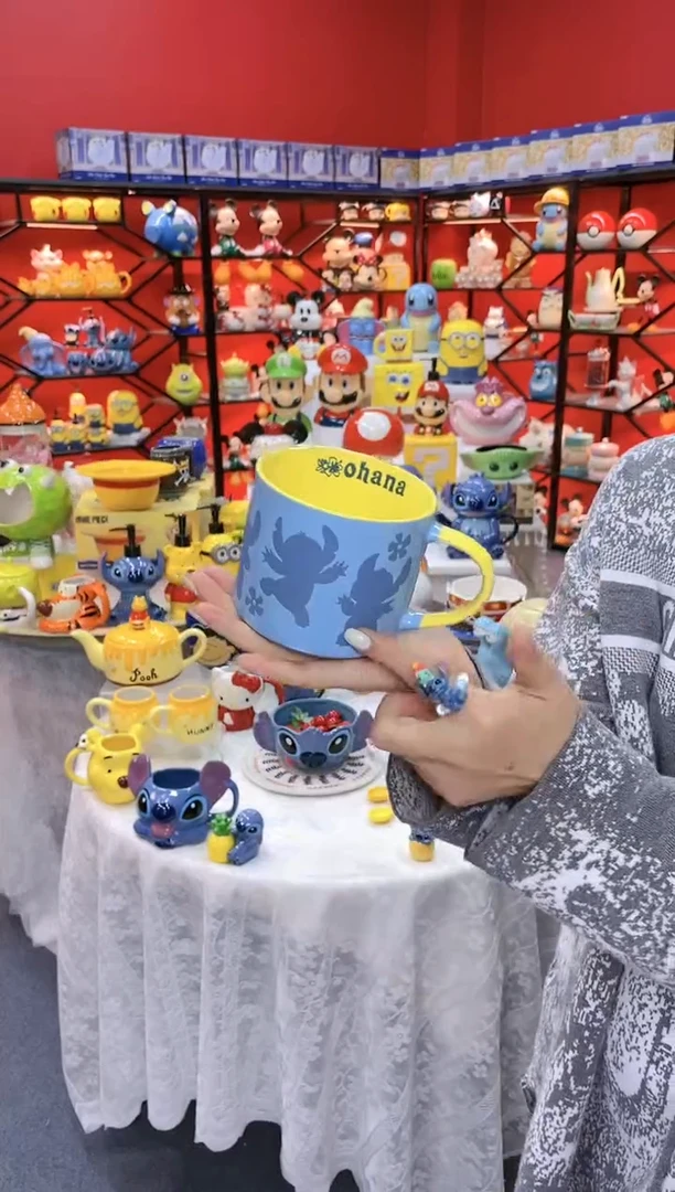 【闪购商品】1@@陶瓷杯史迪仔杯子