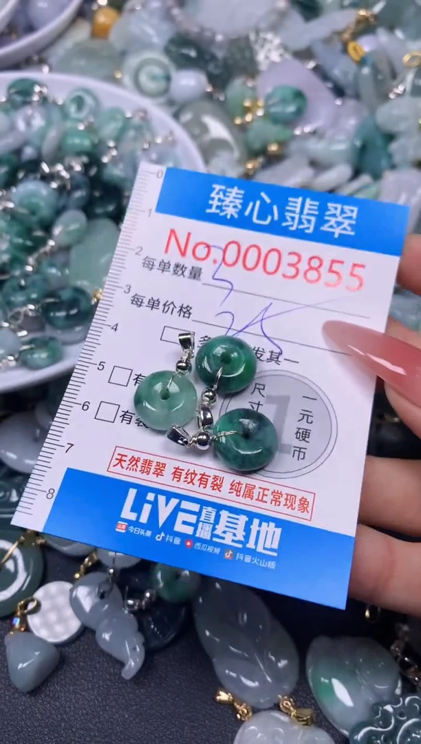 【闪购商品】翡翠颈饰未镶嵌含绳0003855