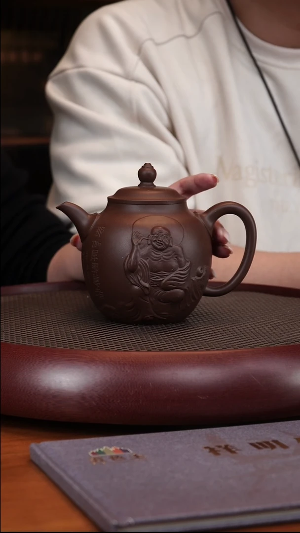 【闪购商品】紫砂茶壶1-36 YXM挖耳罗汉底槽清530cc