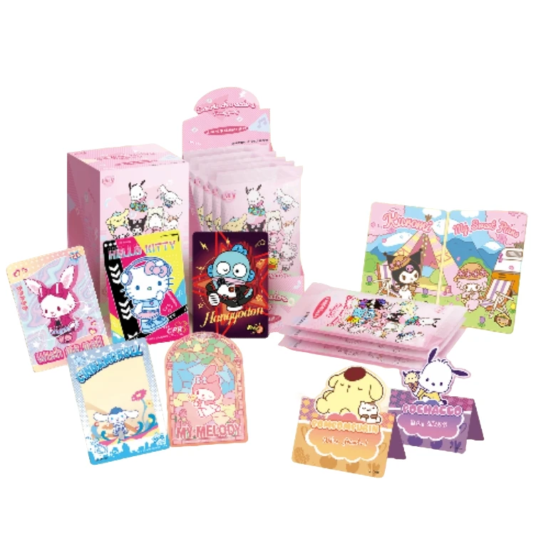 【绿】一起玩儿 三丽鸥家族潮酷派对 盲盒卡牌可爱随机人物收藏桌游