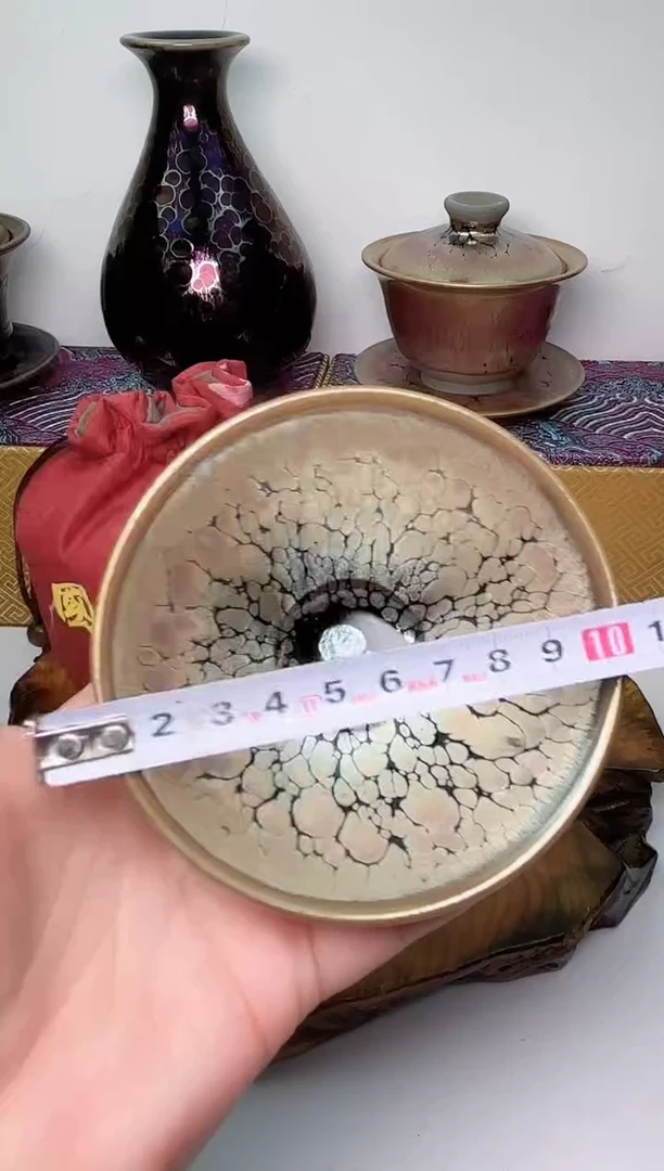 【闪购商品】茶盏斗金，闪购前已告知微瑕，下单表示已知晓