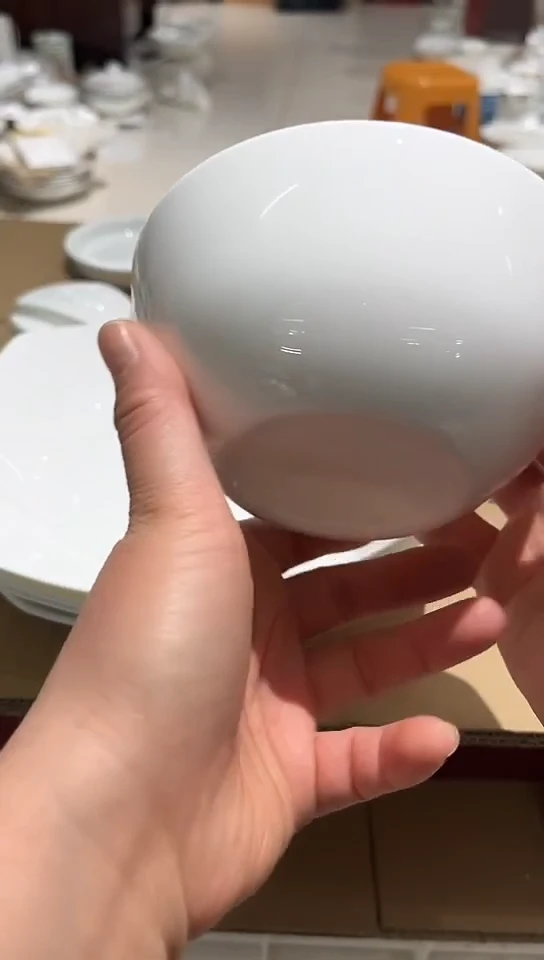 瓷2个HT5英寸碗白瓷