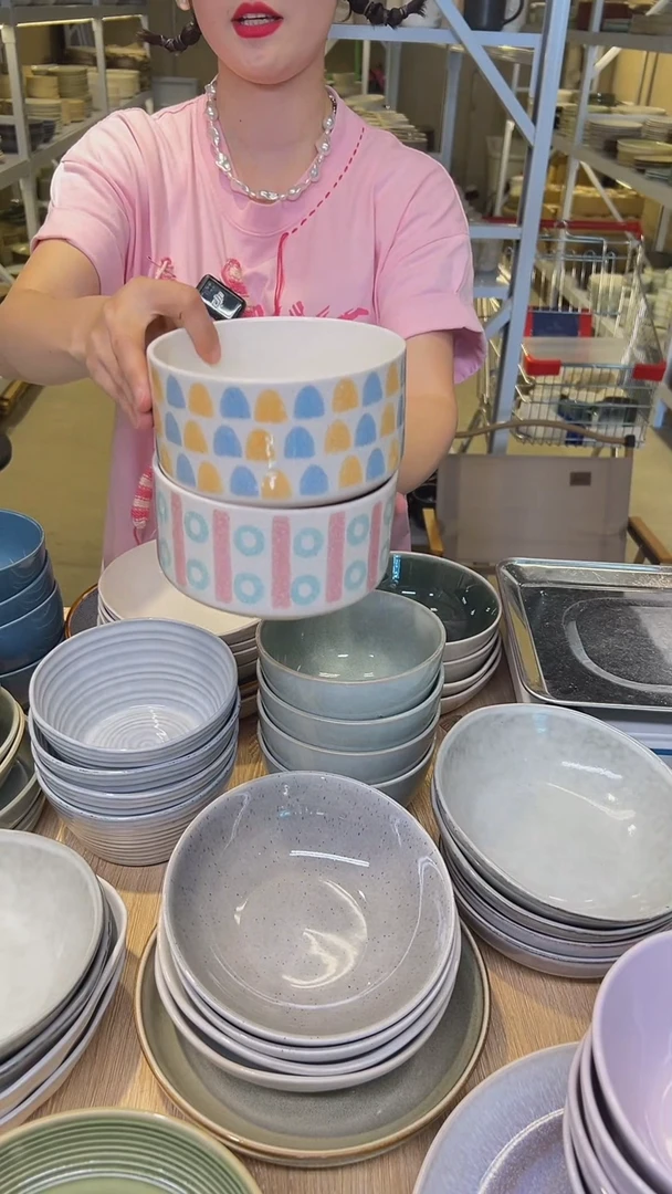 瓷185高温釉下彩陶瓷餐具