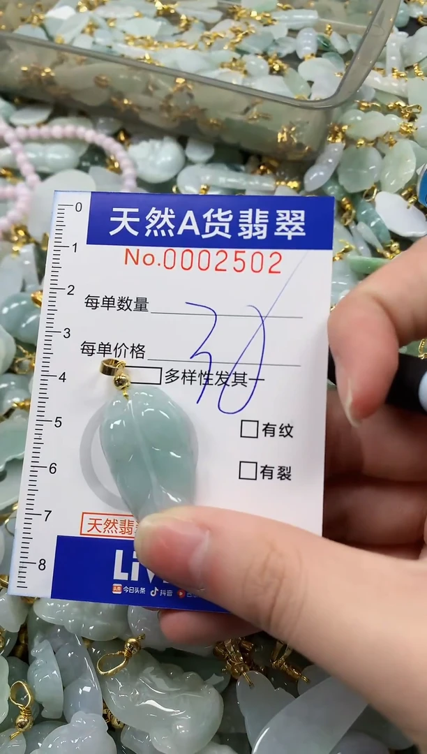 颈饰未镶嵌翡翠纯天然a货翡翠