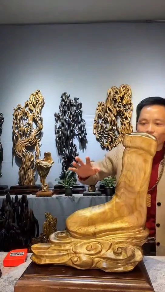 【闪购商品】金丝楠金丝楠小叶桢楠随行摆件28