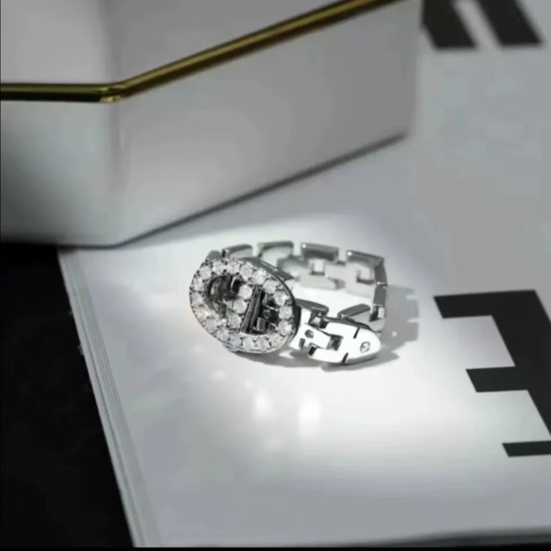 铜合金戒指 【猪鼻子】艾妮戒指 MOS S设计师款 V146