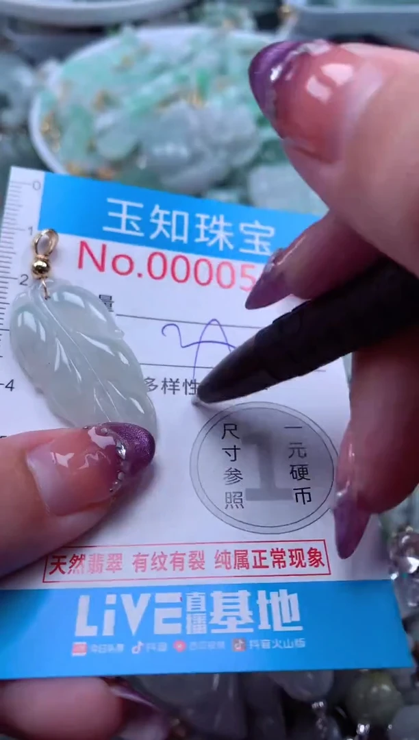 翡翠未镶嵌吊坠(不含链)504