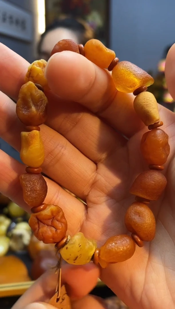 手链琥珀未镶嵌手串
