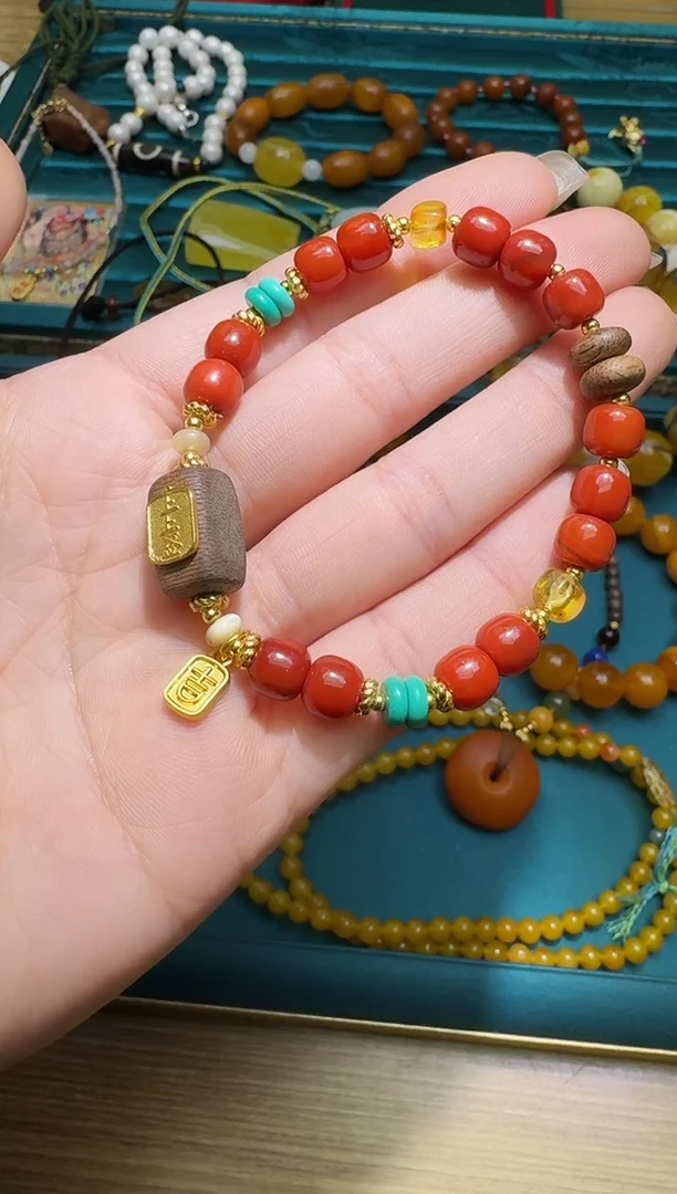 未镶嵌手链南红玛瑙桐*儿多样性发一件 414