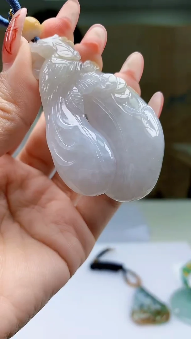 【闪购商品】定制翡翠未镶嵌5028ty-毛货挂件15