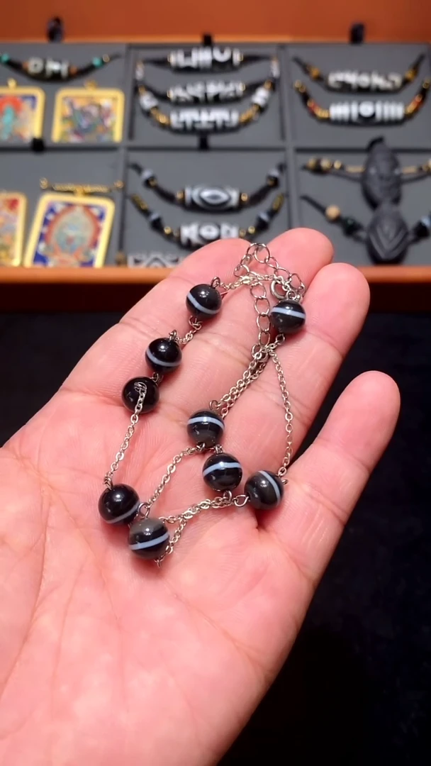 【闪购商品】玛瑙/玉髓项链未镶嵌一线项链