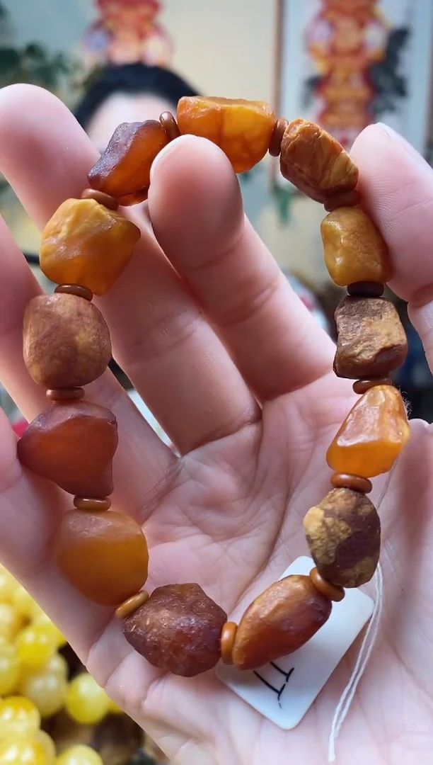 【闪购商品】琥珀手串未镶嵌手串