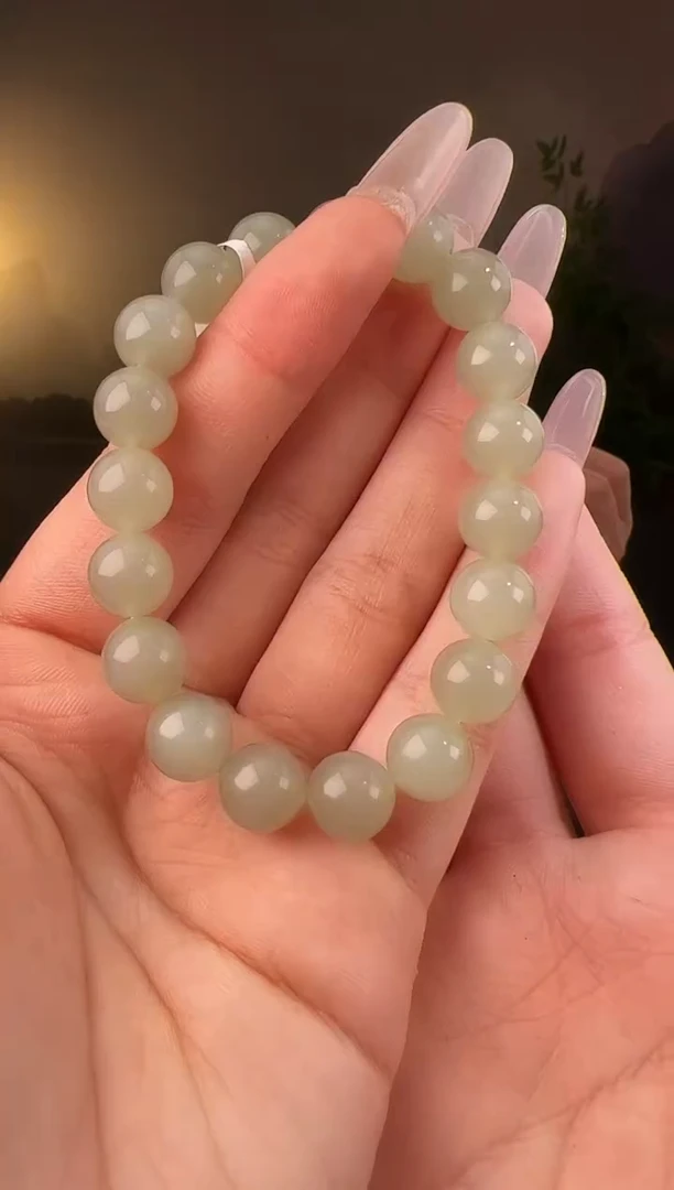 【闪购商品】和田玉手串未镶嵌手串p  10m