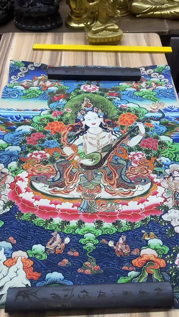 卷轴画精品挂饰 唐卡tk16005