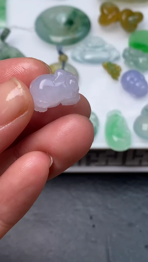 定制翡翠未镶嵌翡翠毛货